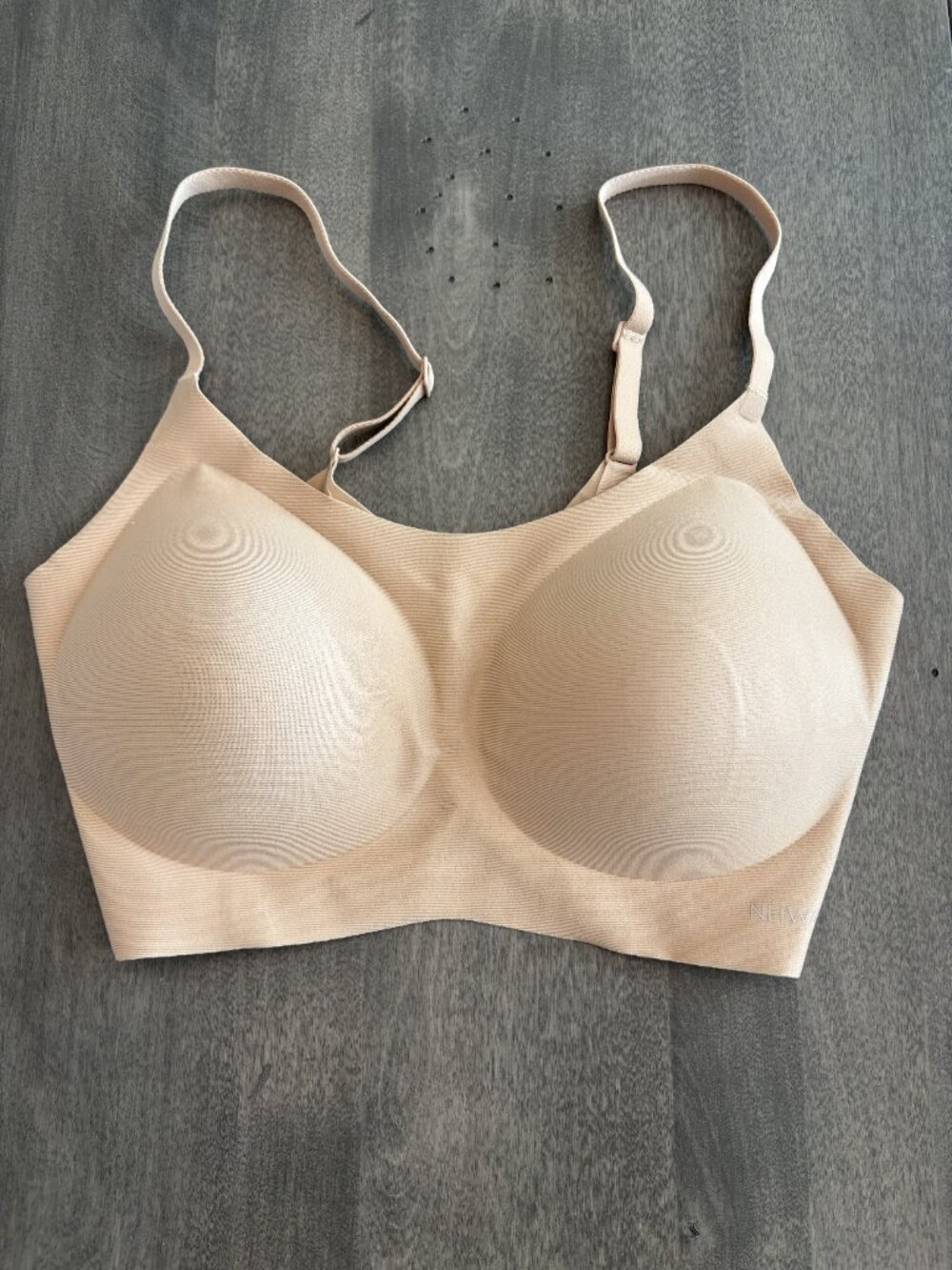 Neiwai Barely Zero Bra in Treacly Almond color-OS fits most-NEW